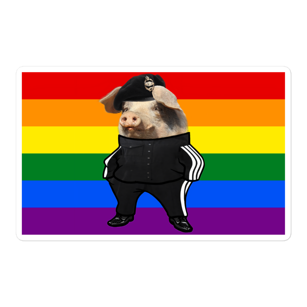 LazerPig Pride Sticker