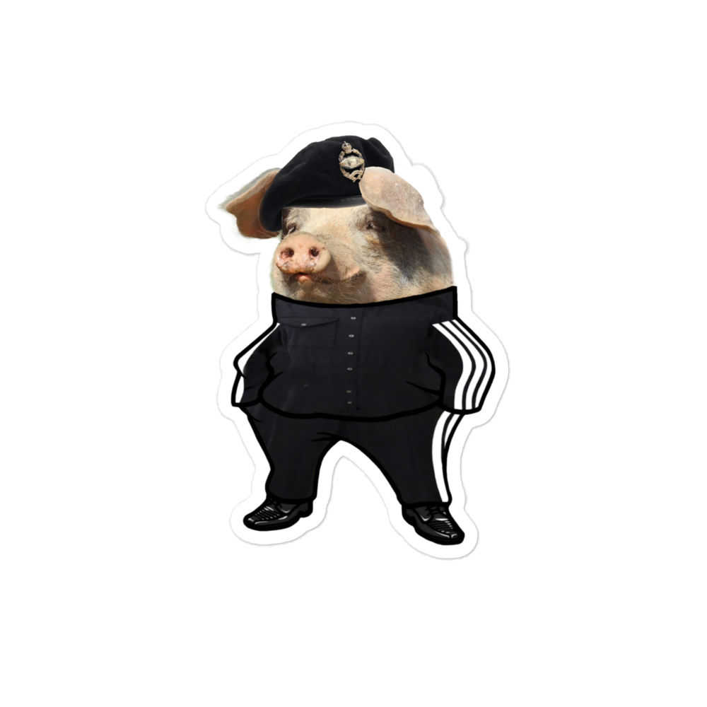 LazerPig Tanker Fella Sticker