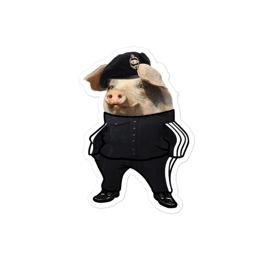 LazerPig Tanker Fella Sticker