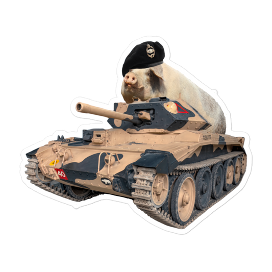 LazerPig Challenger Driver Sticker