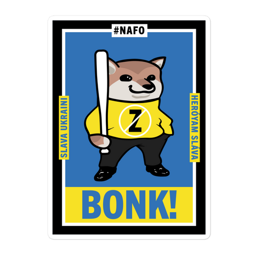 NAFO BONK Sticker