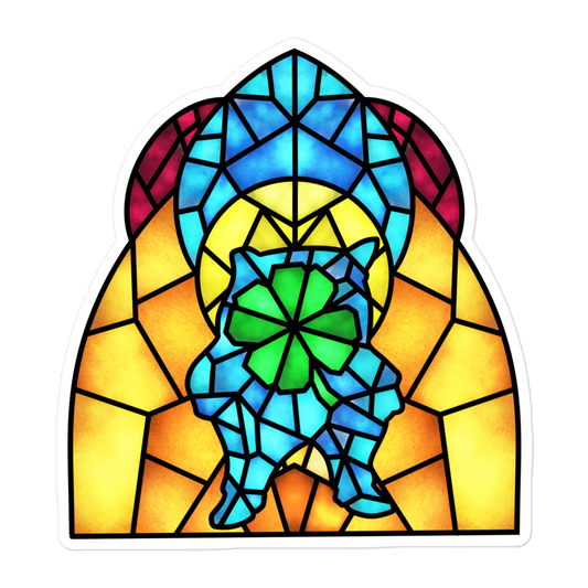 NAFO Stain Glass Sticker