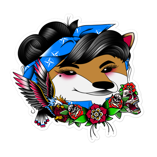 NAFO Roses Sticker