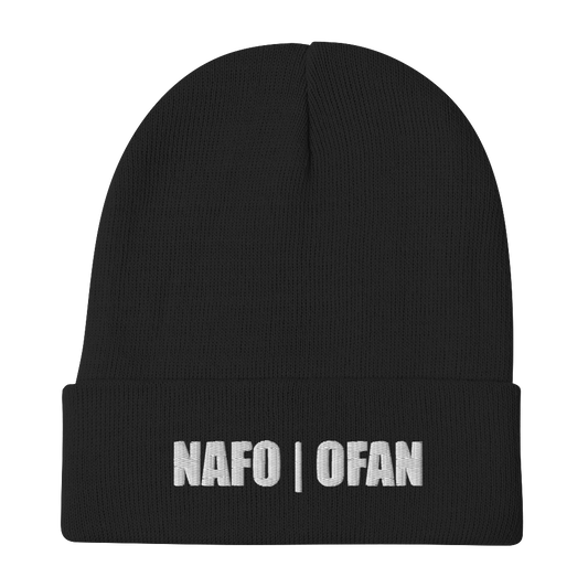 NAFO | OFAN Embroidered Beanie