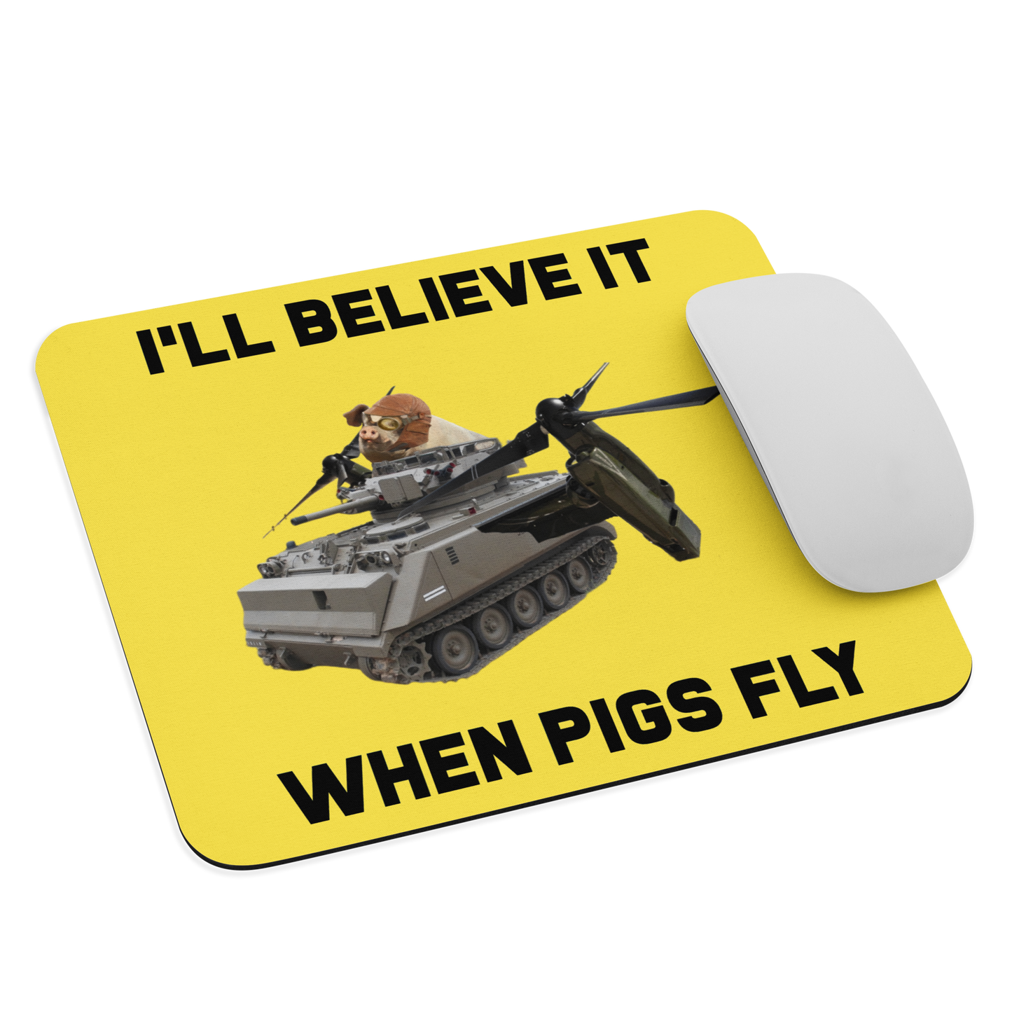 LazerPig When Pigs Fly Mousepad