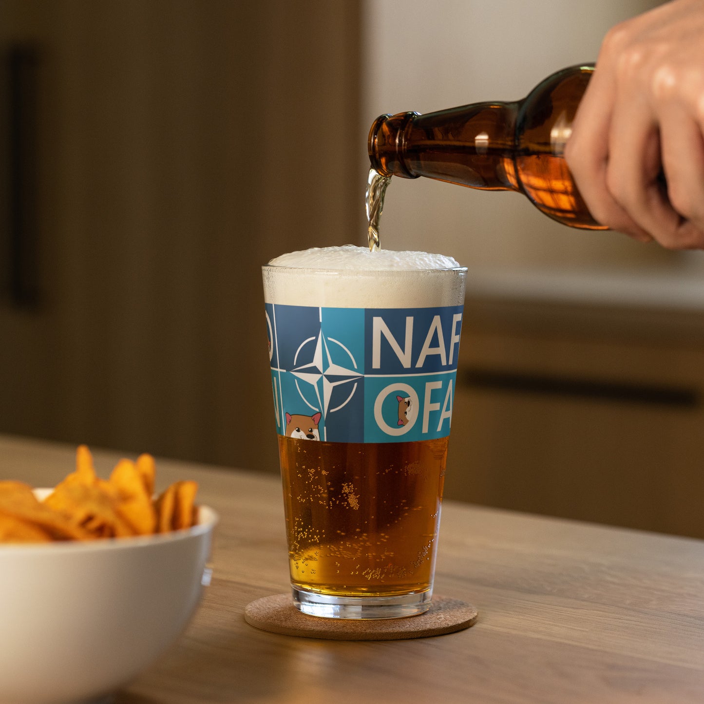 NAFO OFAN Pint Glass