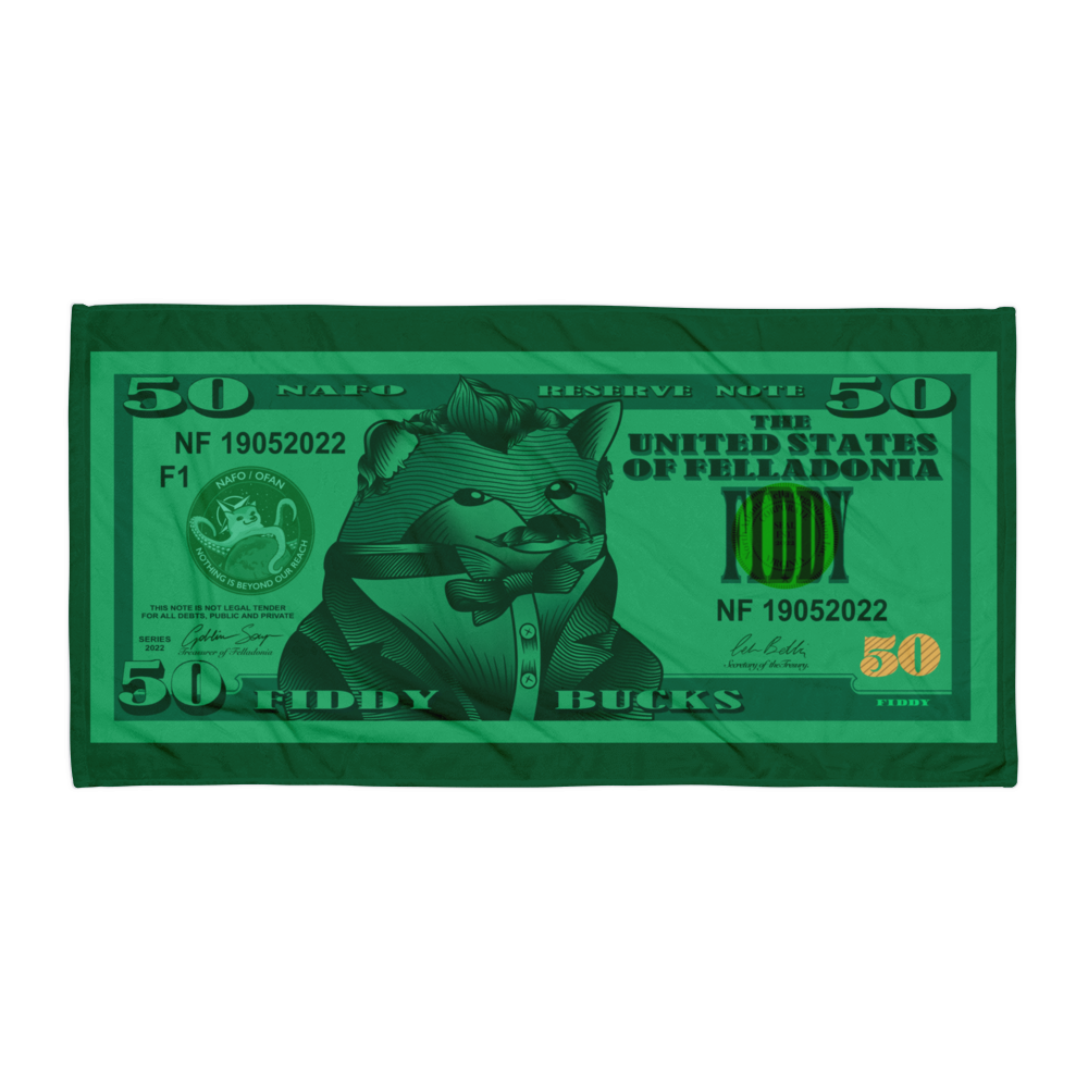 NAFO Fiddy Bucks Towel