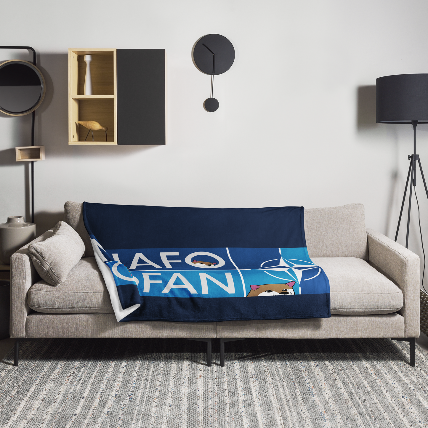 NAFO OFAN Classic Throw Blanket