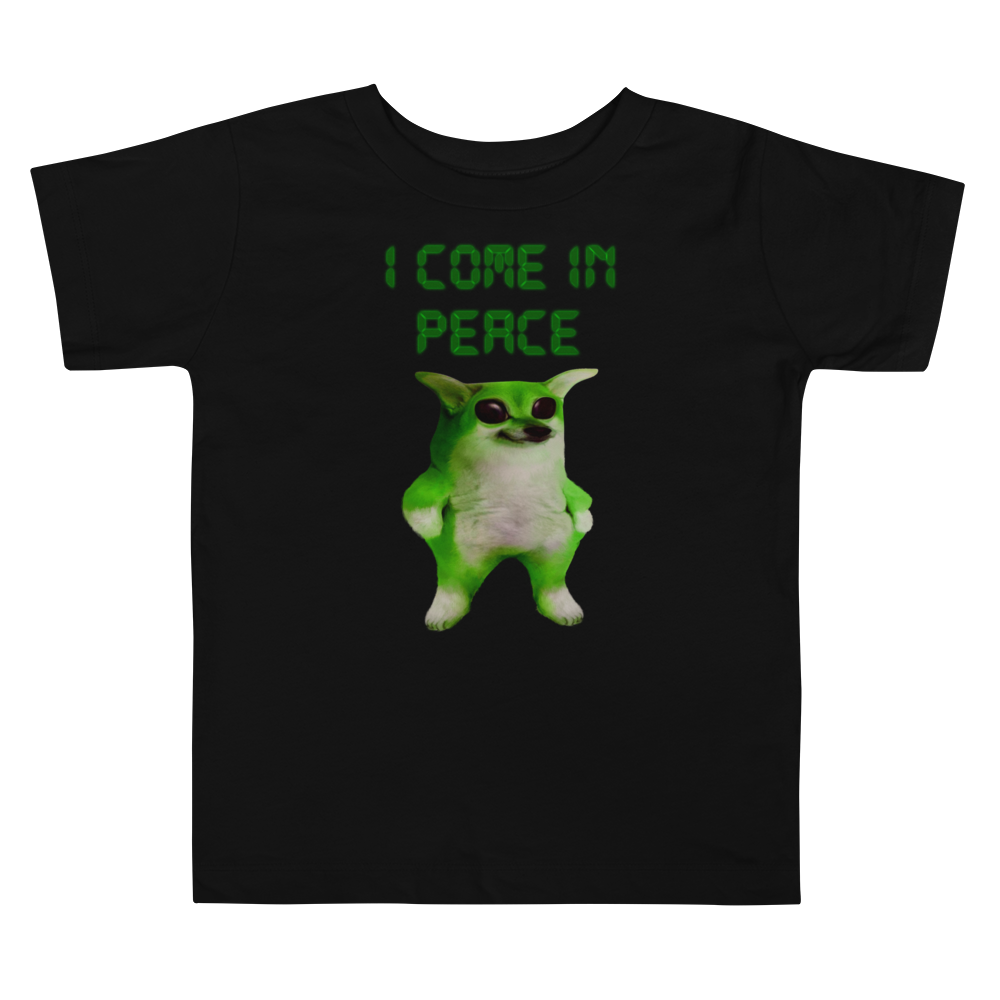 NAFO I Come in Peace Toddler T-Shirt
