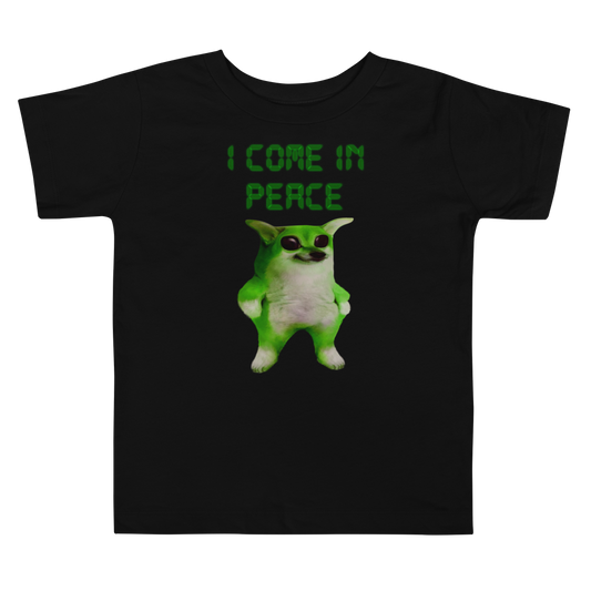 NAFO I Come in Peace Toddler T-Shirt