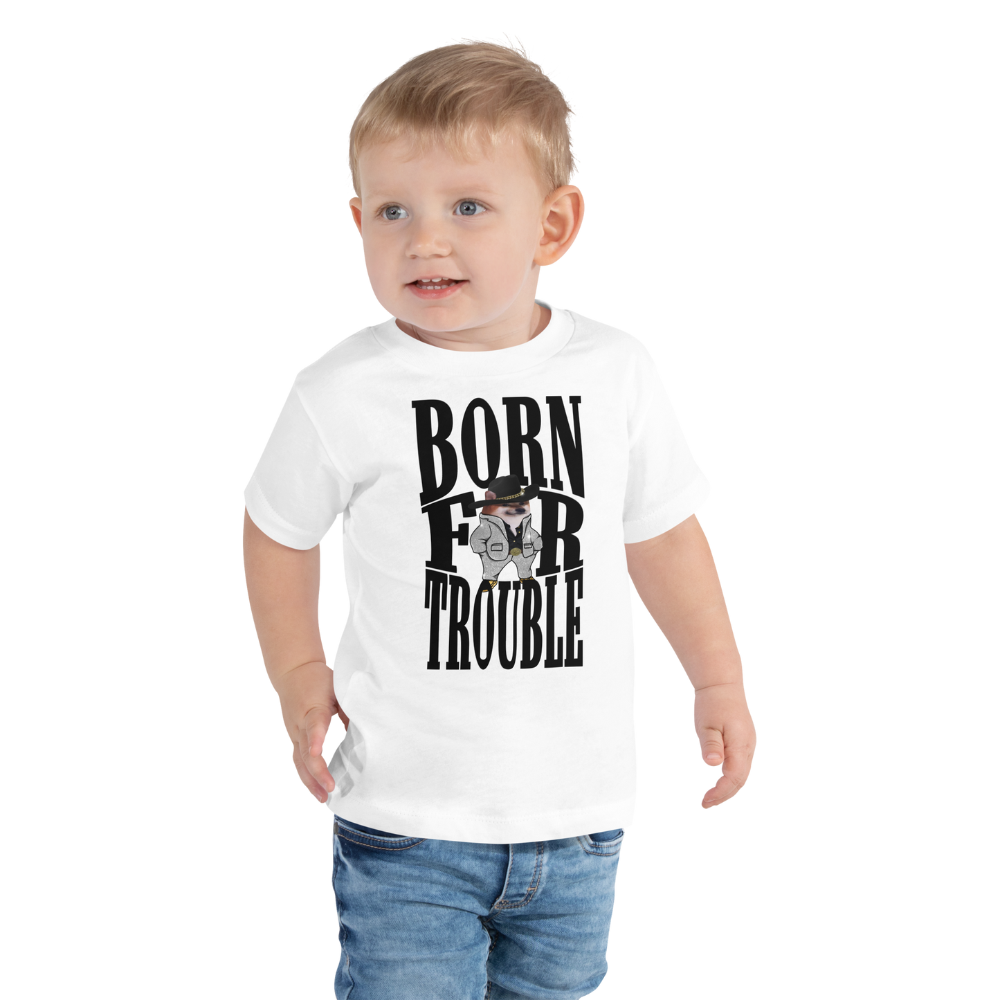 NAFO Born for Trouble Toddlers' T-Shirt