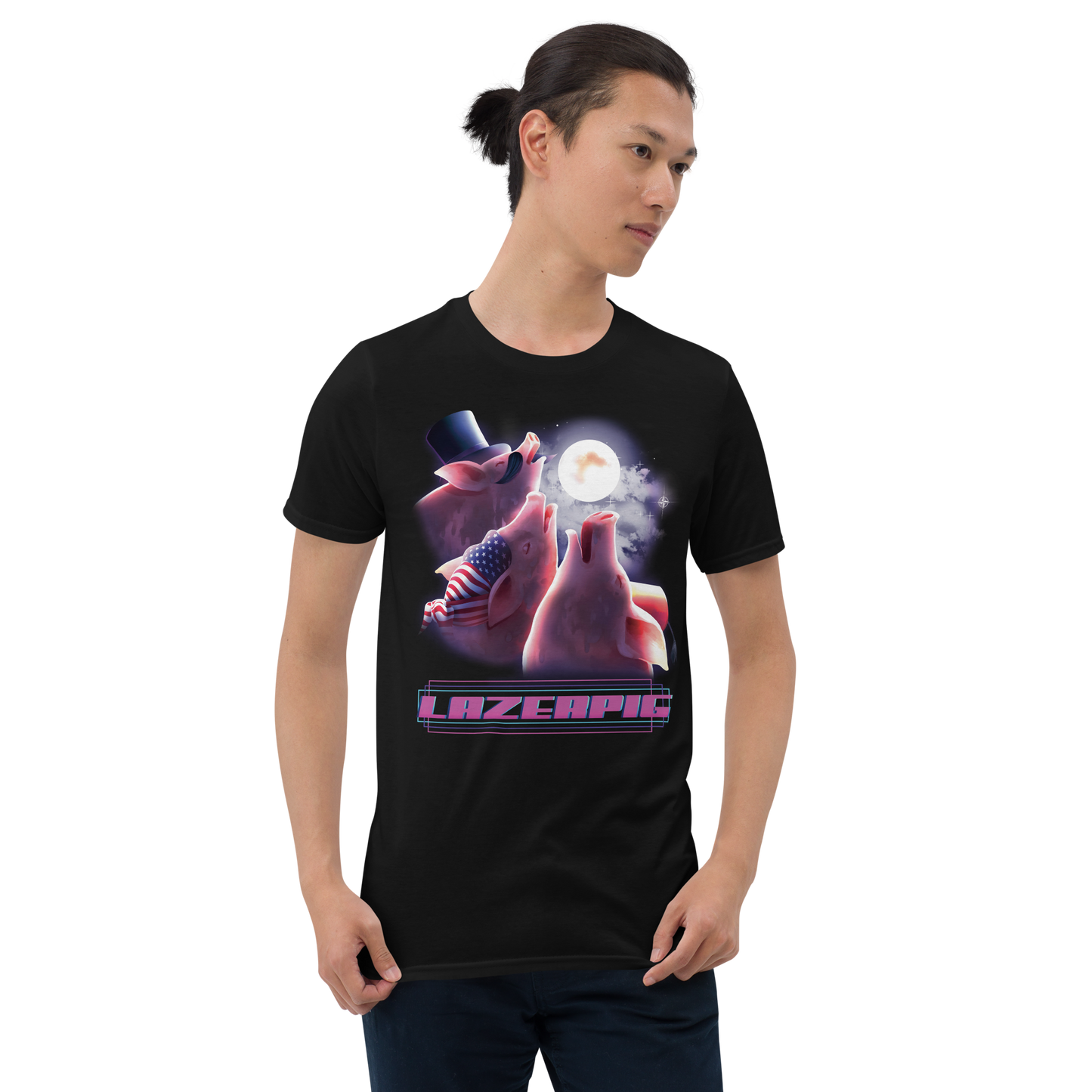 LazerPig Three Pig Moon T-Shirt