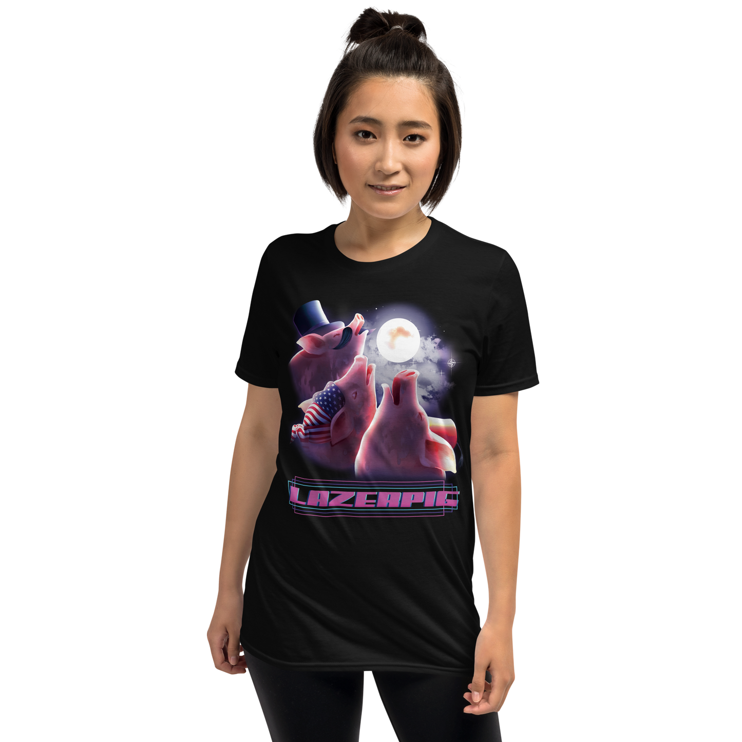 LazerPig Three Pig Moon T-Shirt