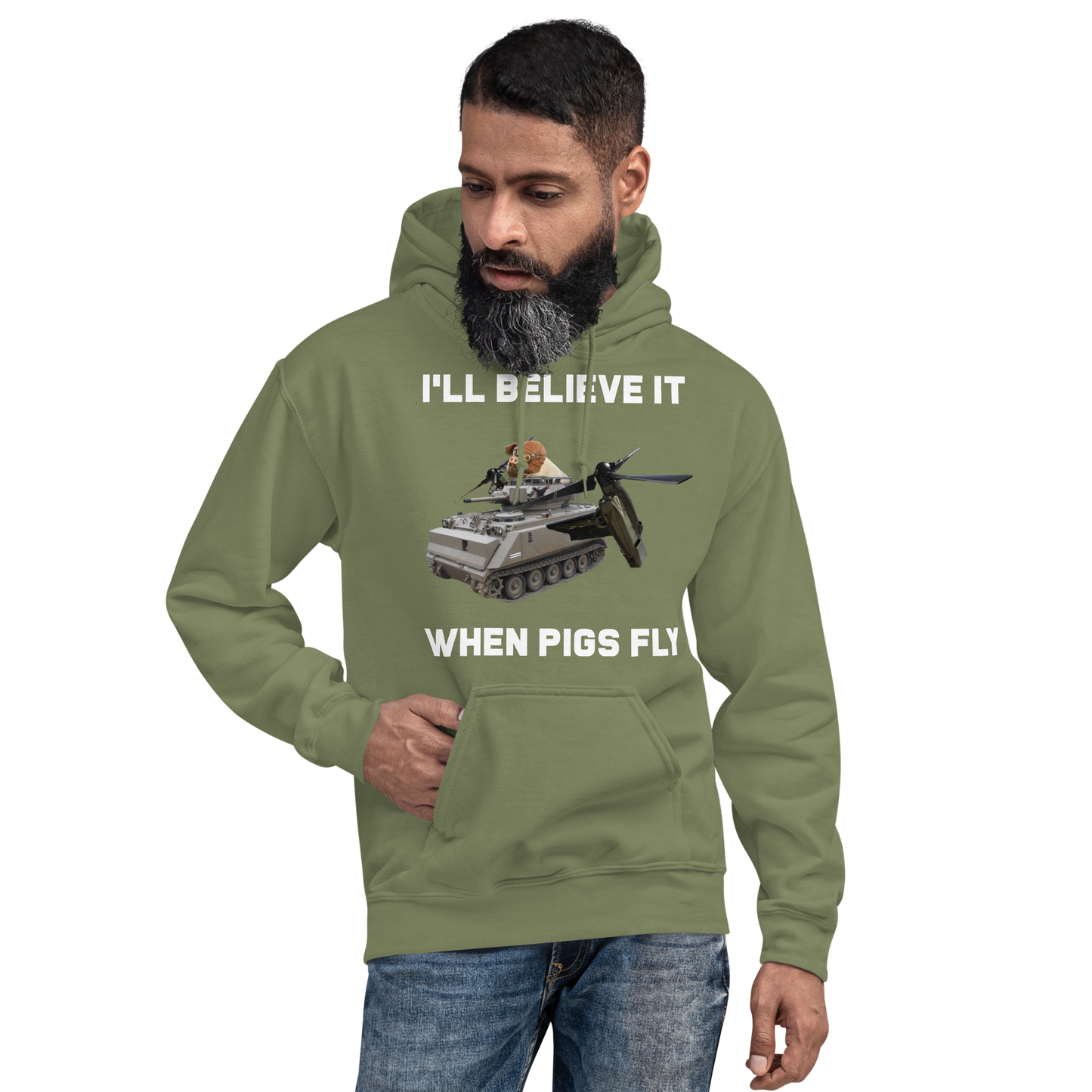 LazerPig When Pigs Fly Hoodie