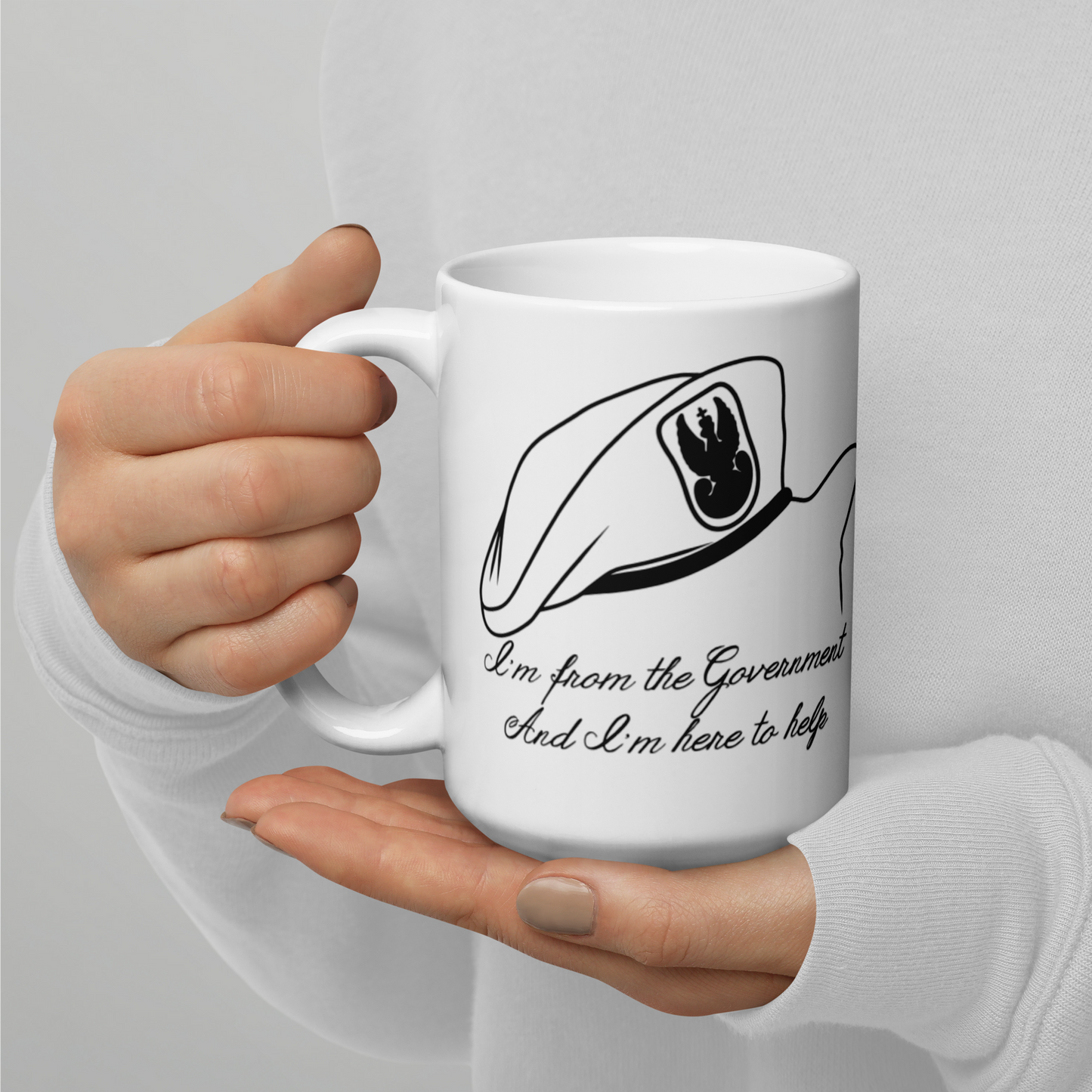 NAFO We're Here to Help Mug
