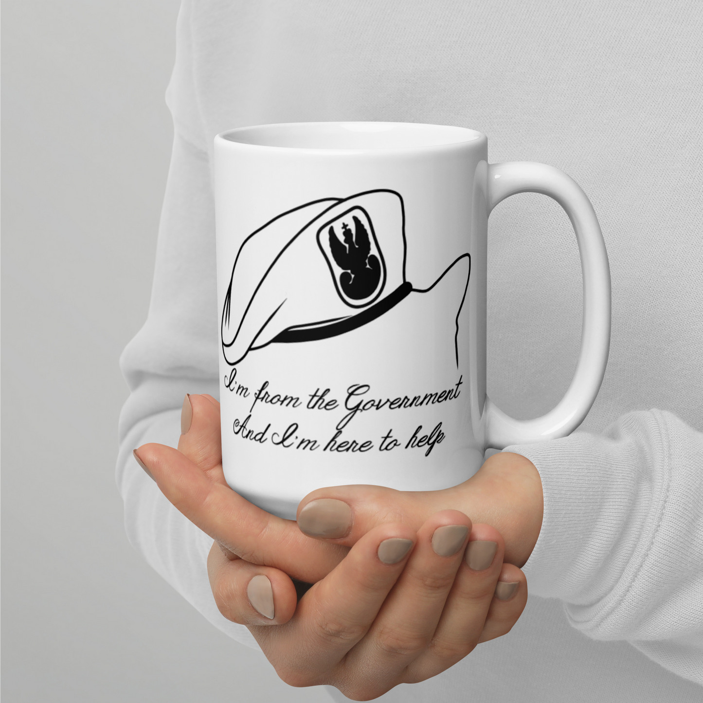 NAFO We're Here to Help Mug