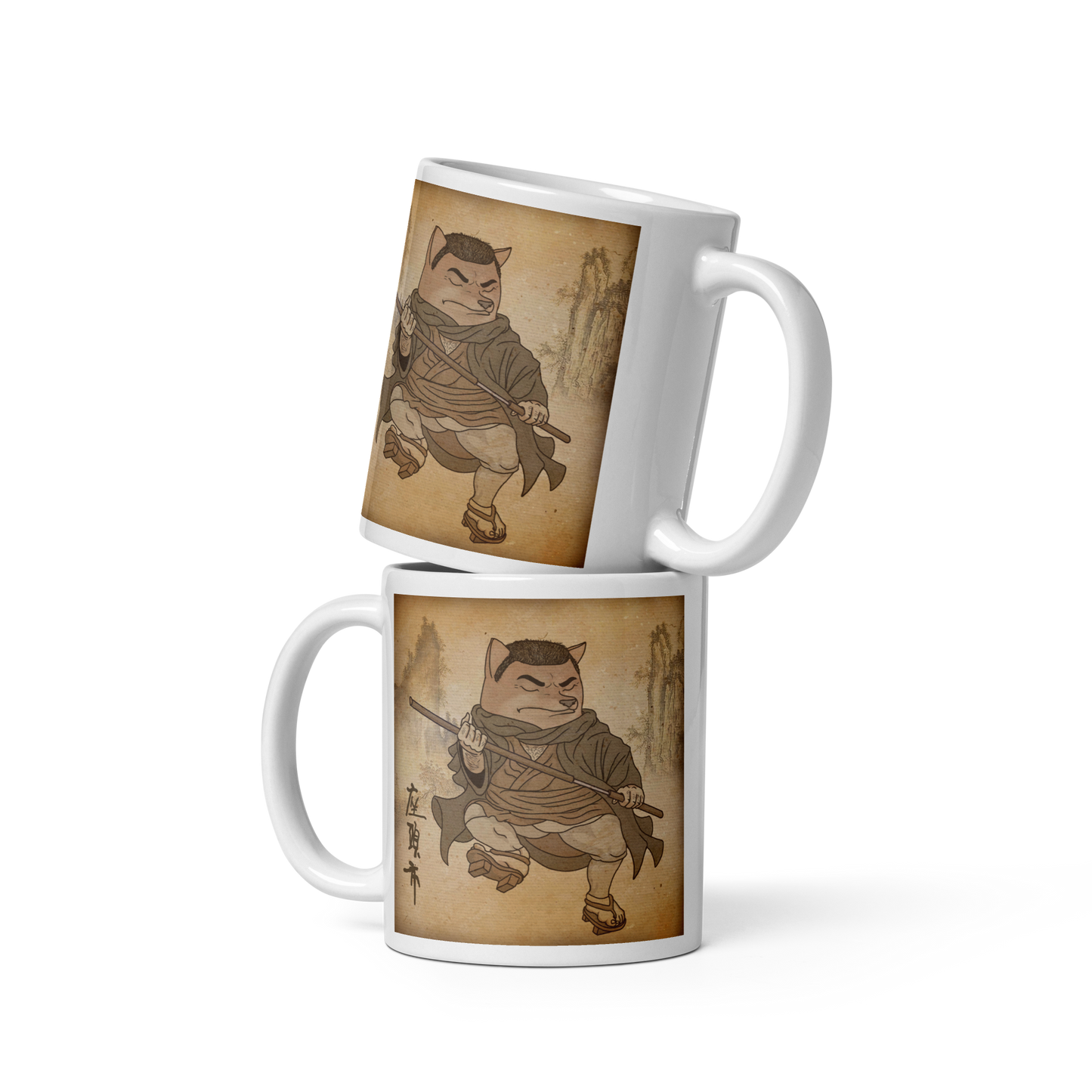 NAFO x Grandpa Yurko Blind Swordsman Fella Mug