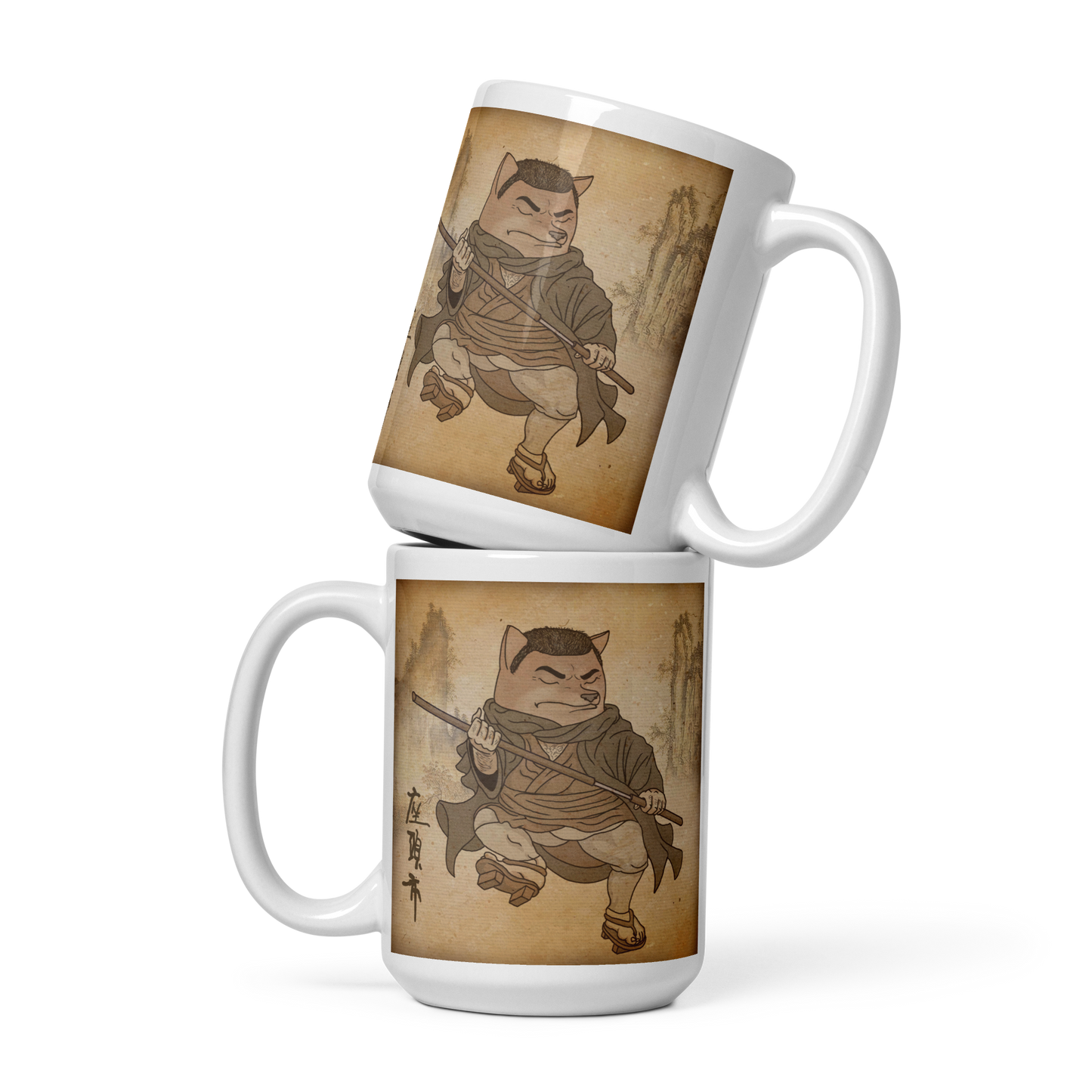 NAFO x Grandpa Yurko Blind Swordsman Fella Mug