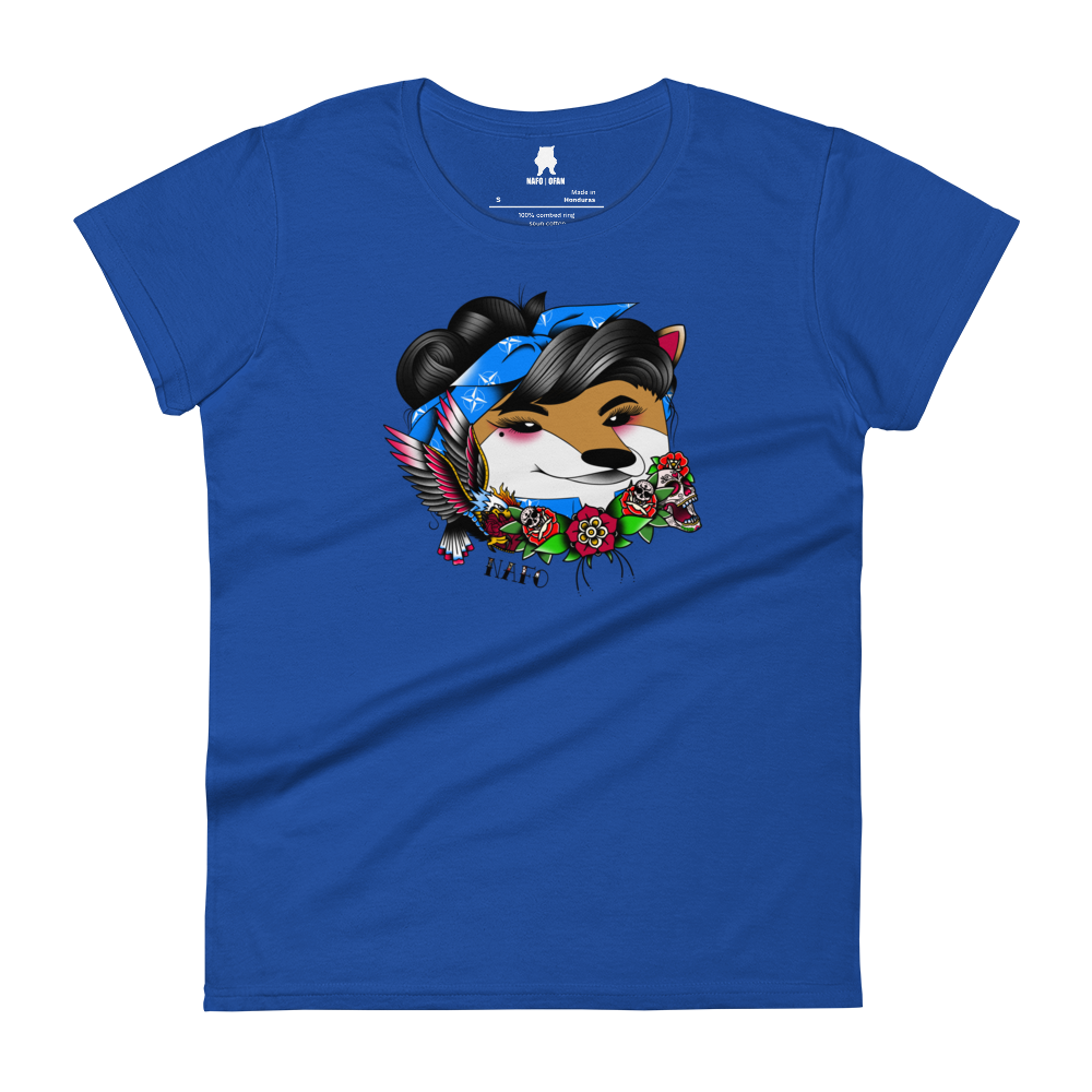 NAFO Women's Roses T-shirt