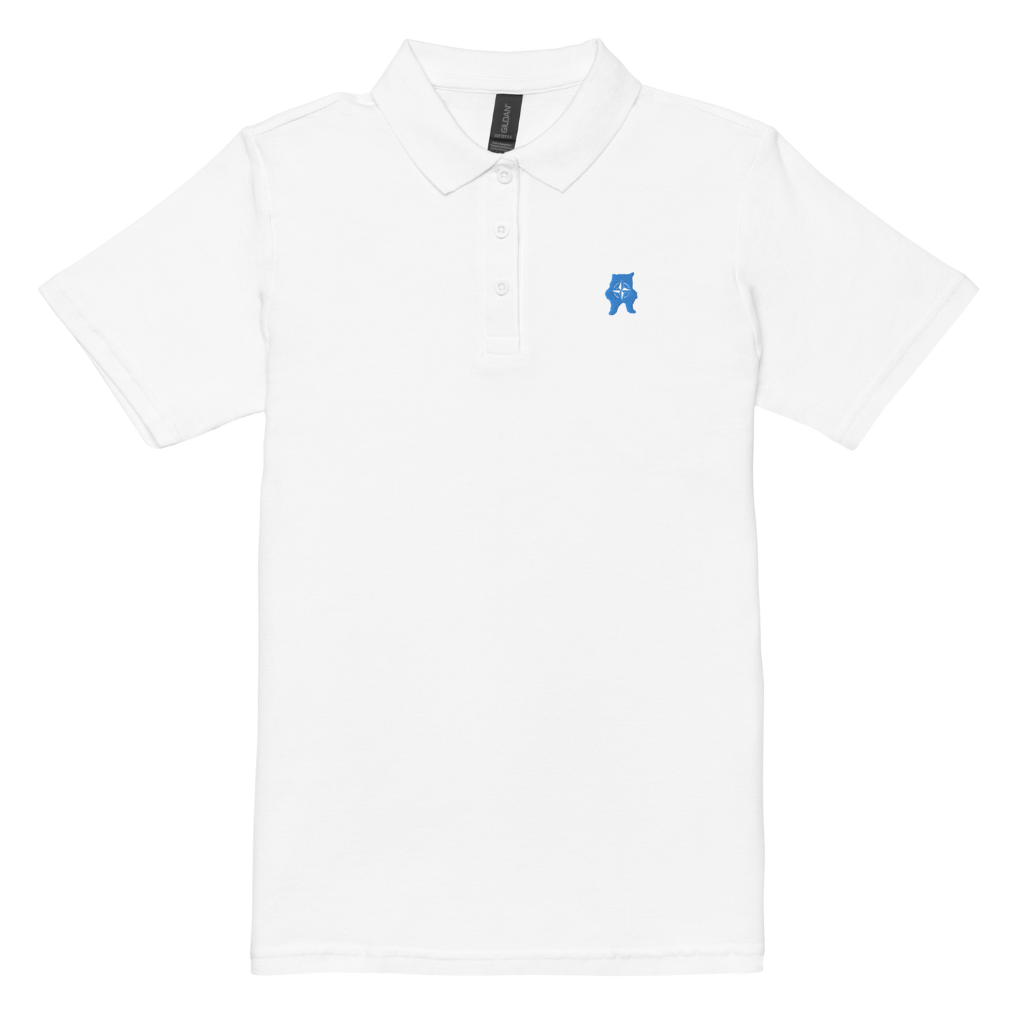 Women's NAFO | OFAN Logo Embroidered Polo Shirt (Clandestine Edition)