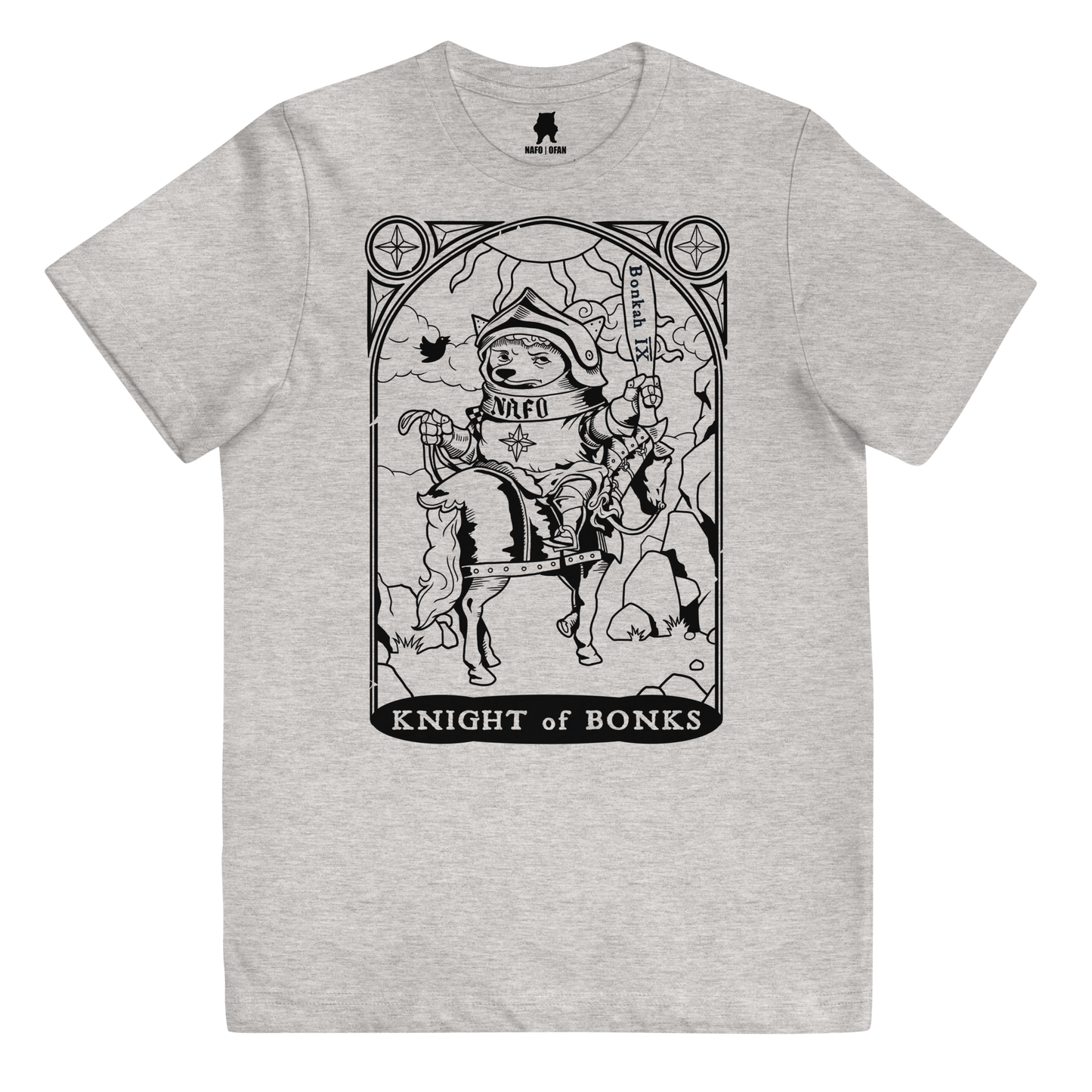NAFO x Grandpa Yurko Knight of Bonks Kids' T-Shirt