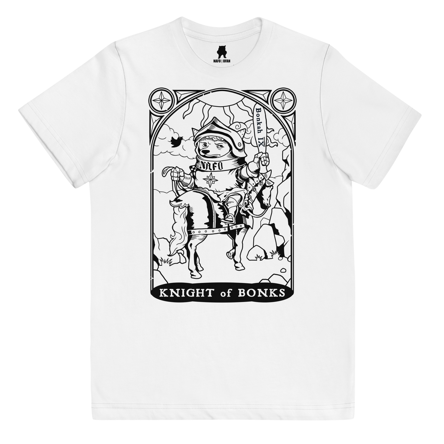 NAFO x Grandpa Yurko Knight of Bonks Kids' T-Shirt