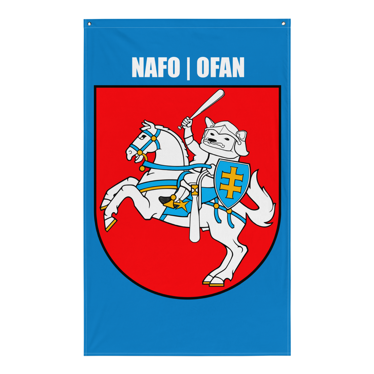 NAFO Coat of Arms Flag – North Atlantic Fella Organization