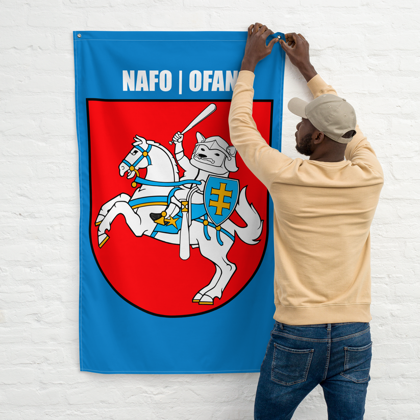 NAFO Coat of Arms Flag – North Atlantic Fella Organization