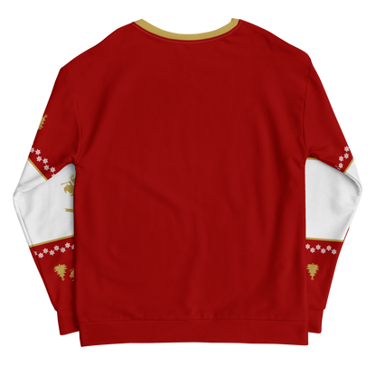 NAFO Holiday Red's Ugly Christmas Sweatshirt