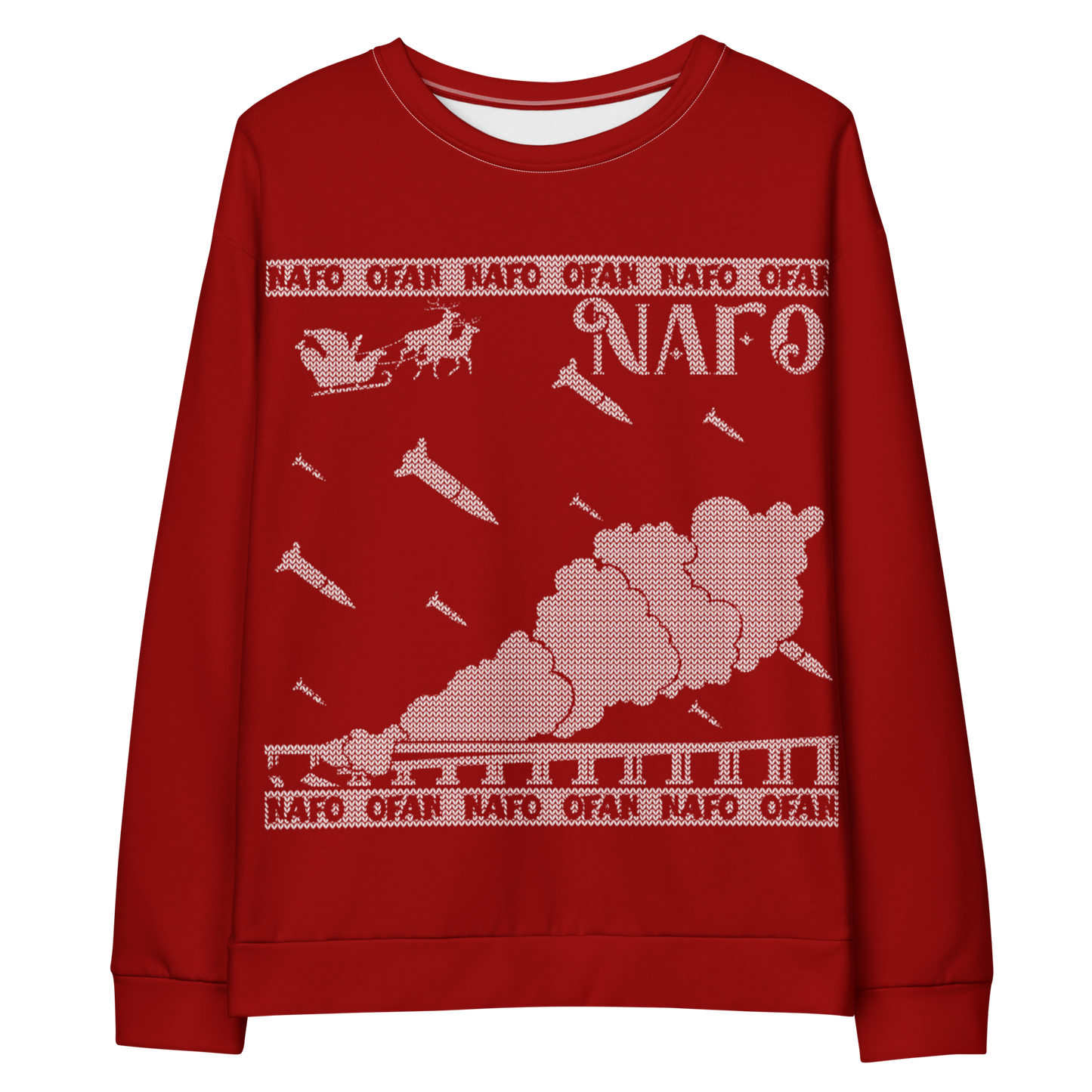NAFO Crimea Bridge Ugly Sweatshirt