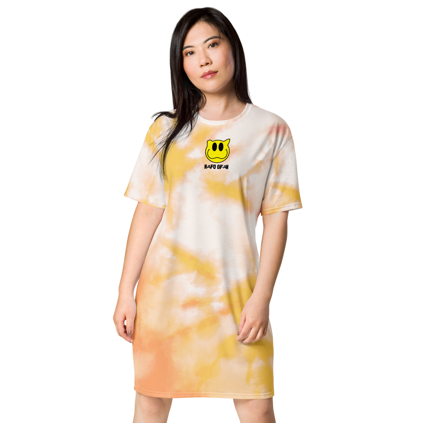 NAFO Psychedelic Women's T-shirt Dress