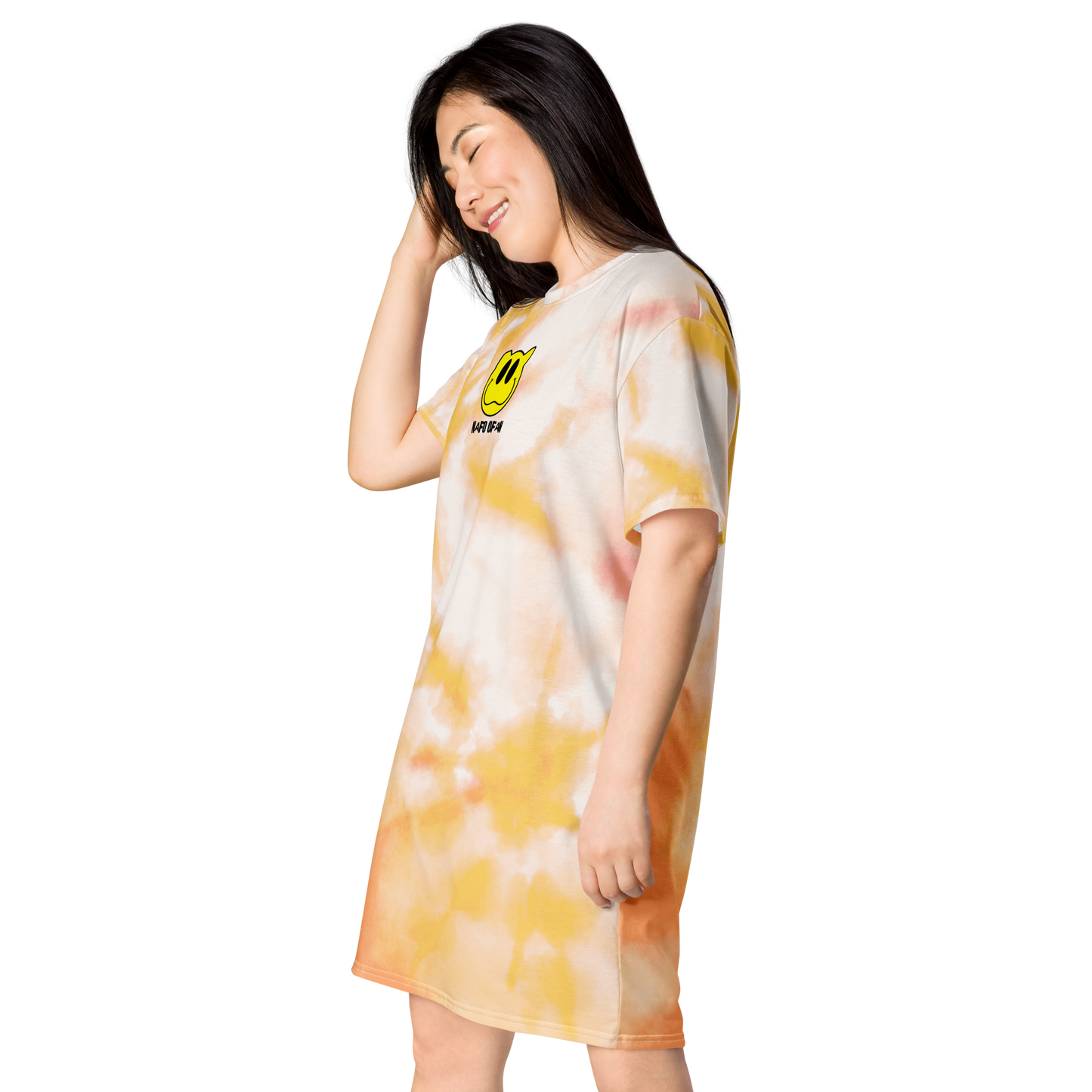 NAFO Psychedelic Women's T-shirt Dress