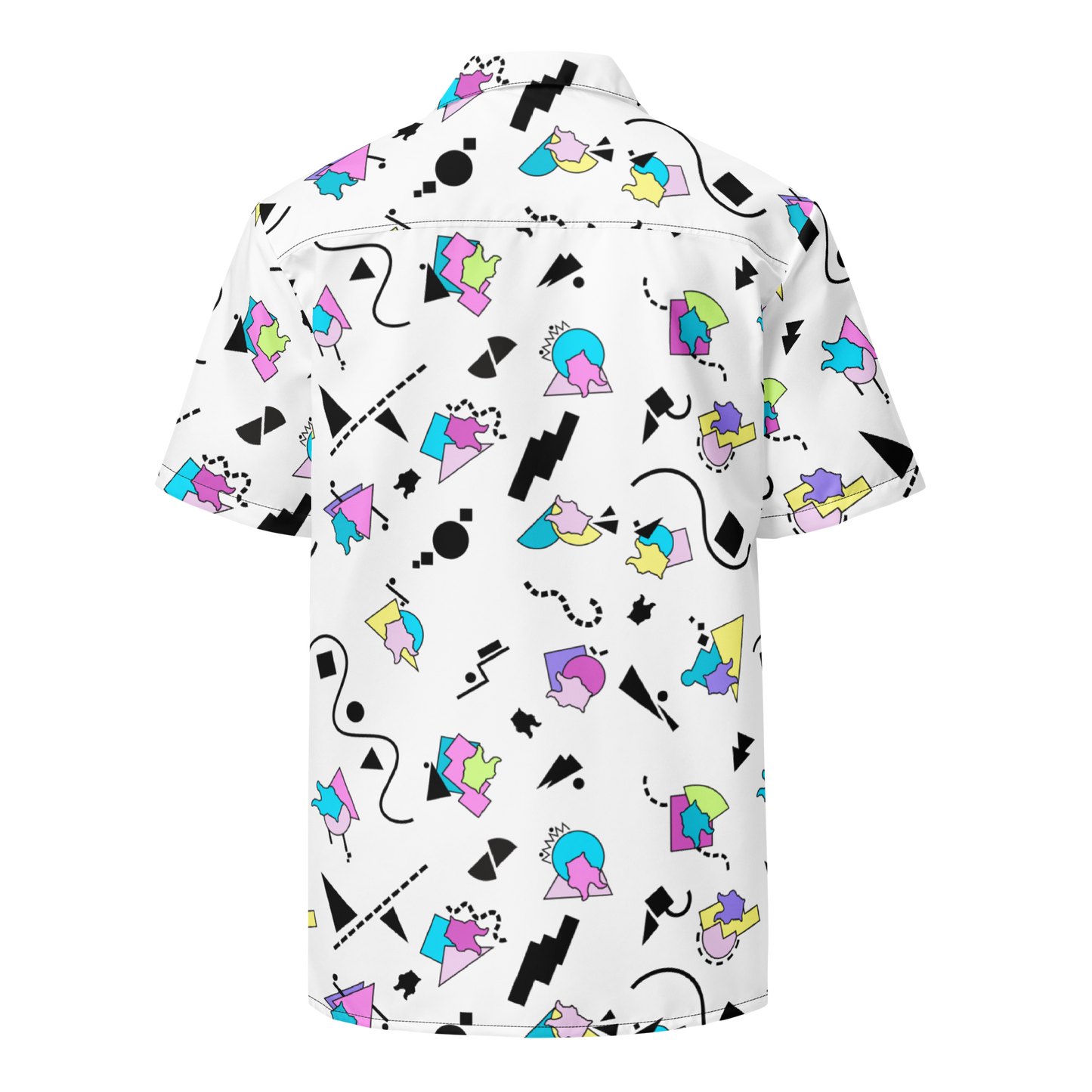 NAFO Retro Button Up Shirt (White)