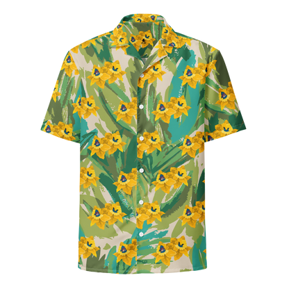 NAFO Hawaiian Shark Fella Button Up v. 2