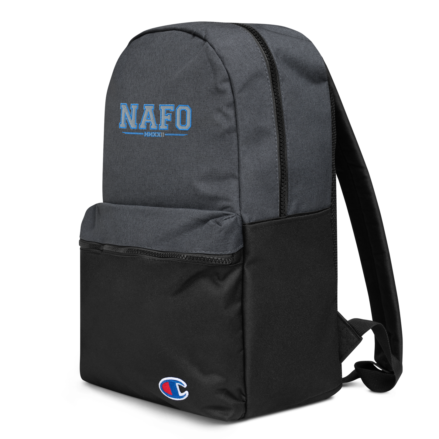 NAFO Collegiate Emblem Embroidered Champion Backpack