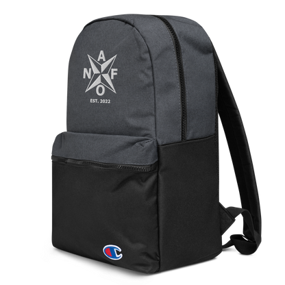 NAFO Est. 2022 Embroidered Champion Backpack