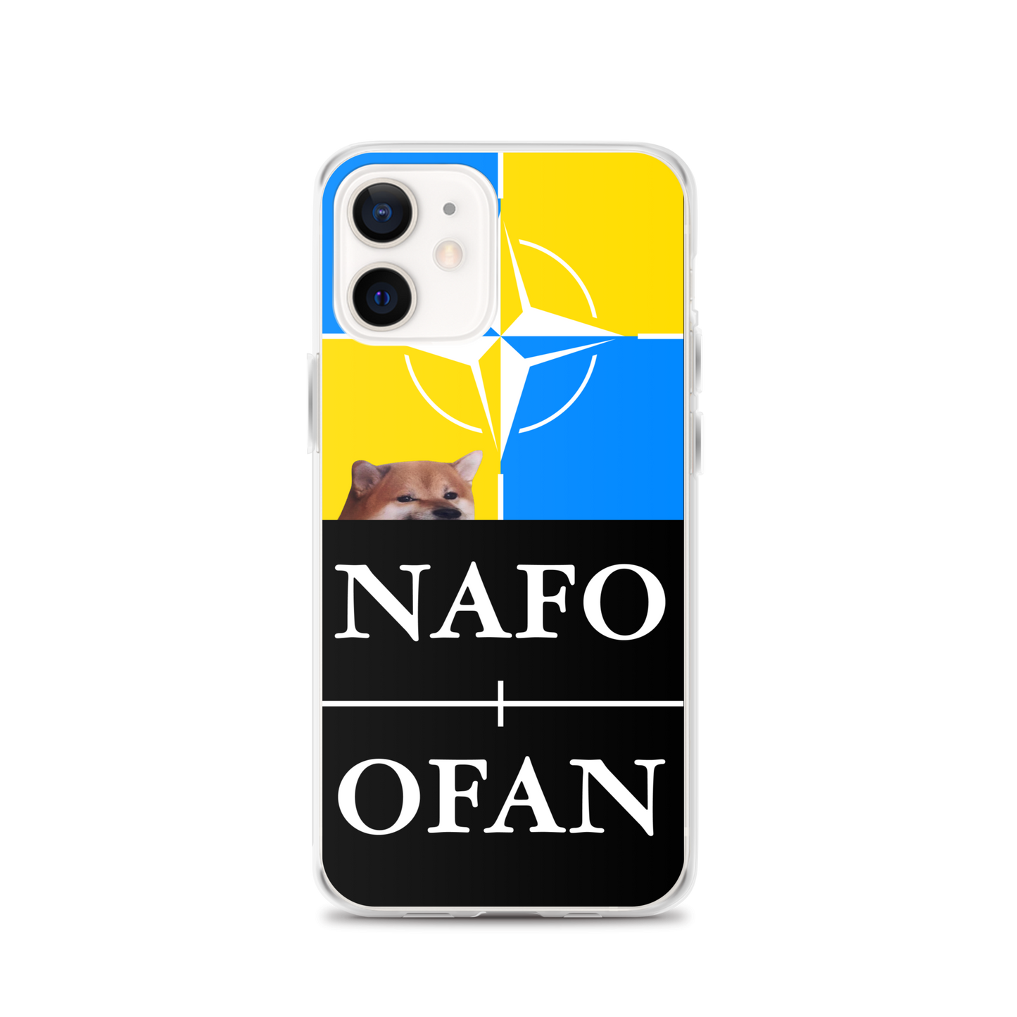 NAFO Blue/Yellow iPhone Case