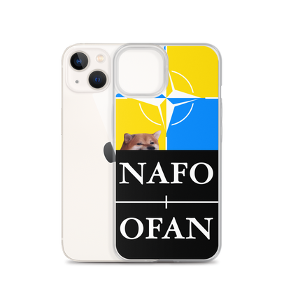 NAFO Blue/Yellow iPhone Case