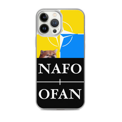 NAFO Blue/Yellow iPhone Case