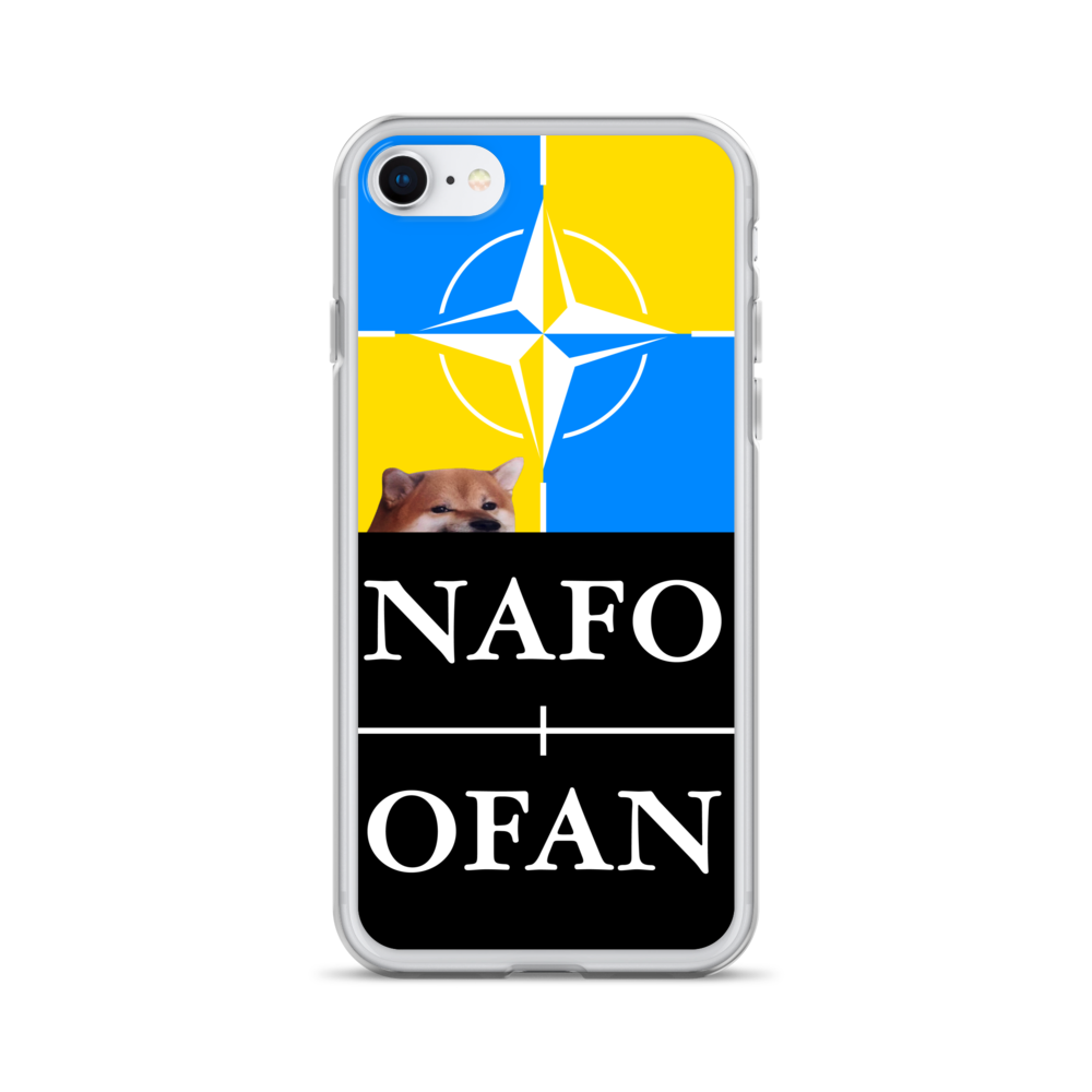 NAFO Blue/Yellow iPhone Case