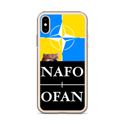 NAFO Blue/Yellow iPhone Case