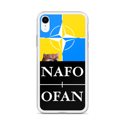 NAFO Blue/Yellow iPhone Case