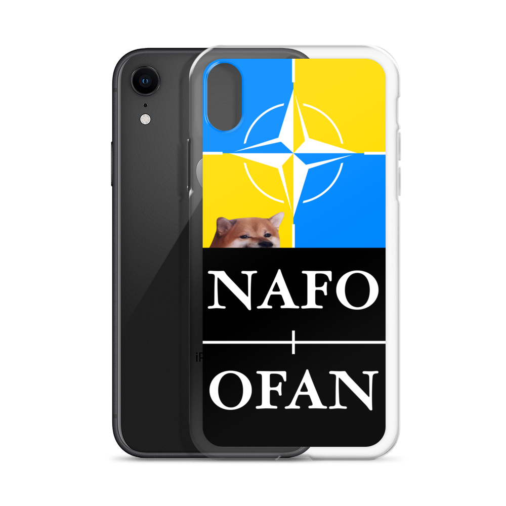 NAFO Blue/Yellow iPhone Case