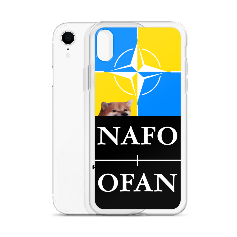 NAFO Blue/Yellow iPhone Case