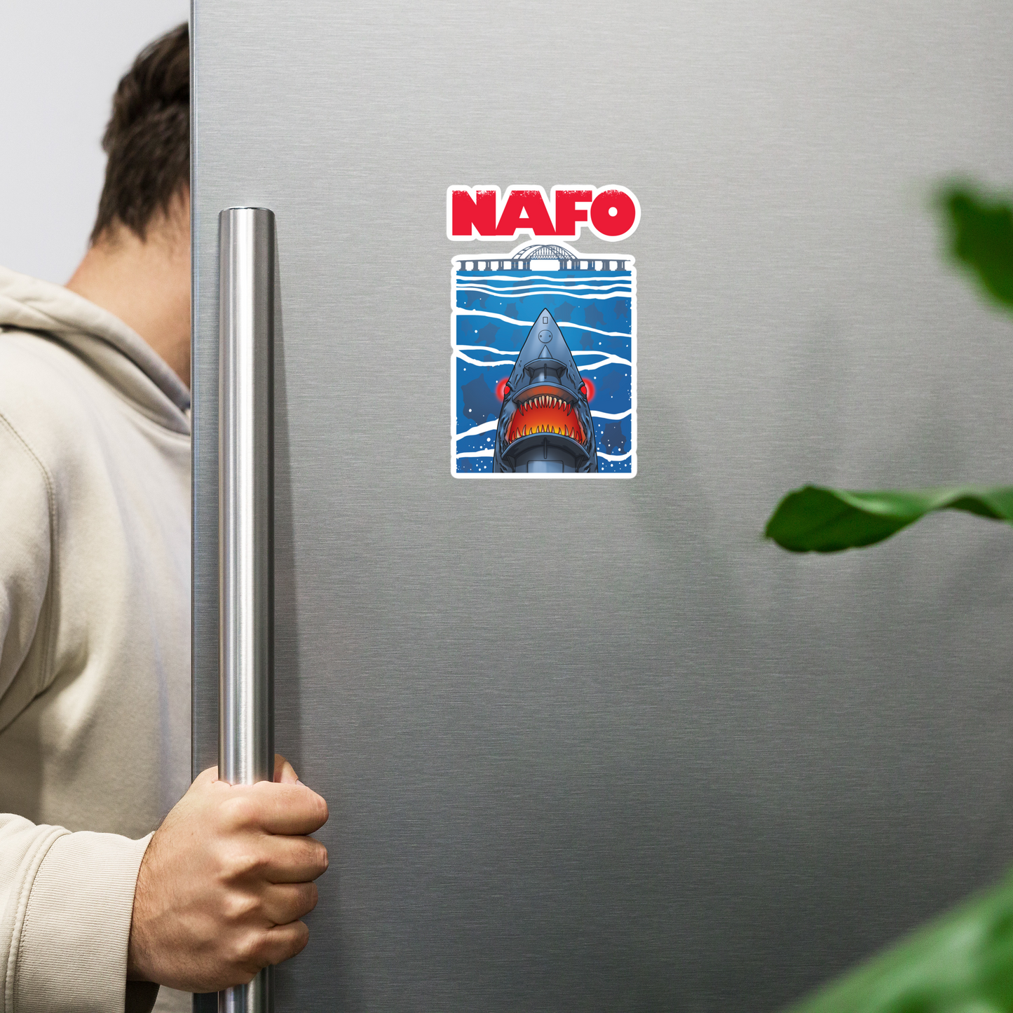 NAFO Shark Magnet