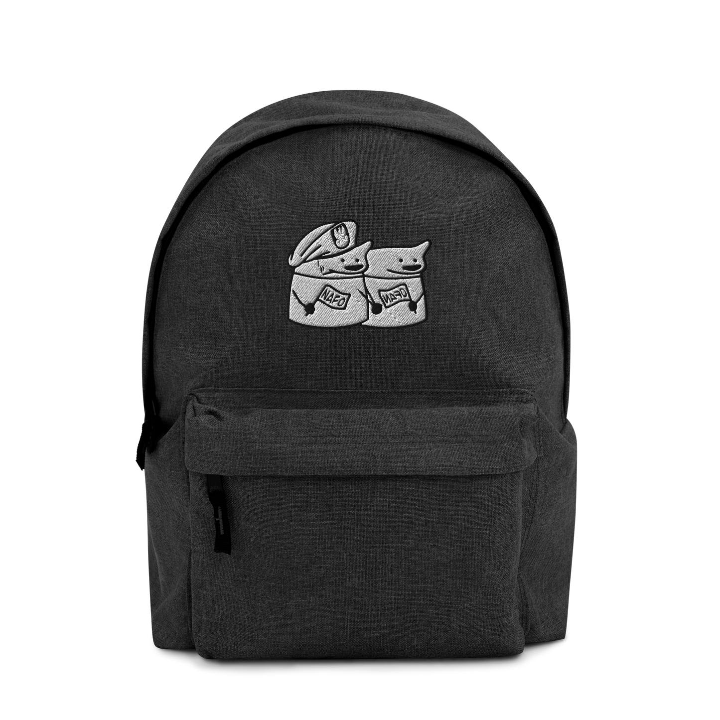 NAFO Embroidered Fella Sock Character Embroidered Backpack