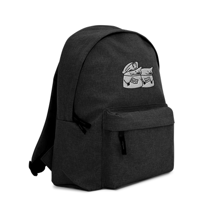 NAFO Embroidered Fella Sock Character Embroidered Backpack