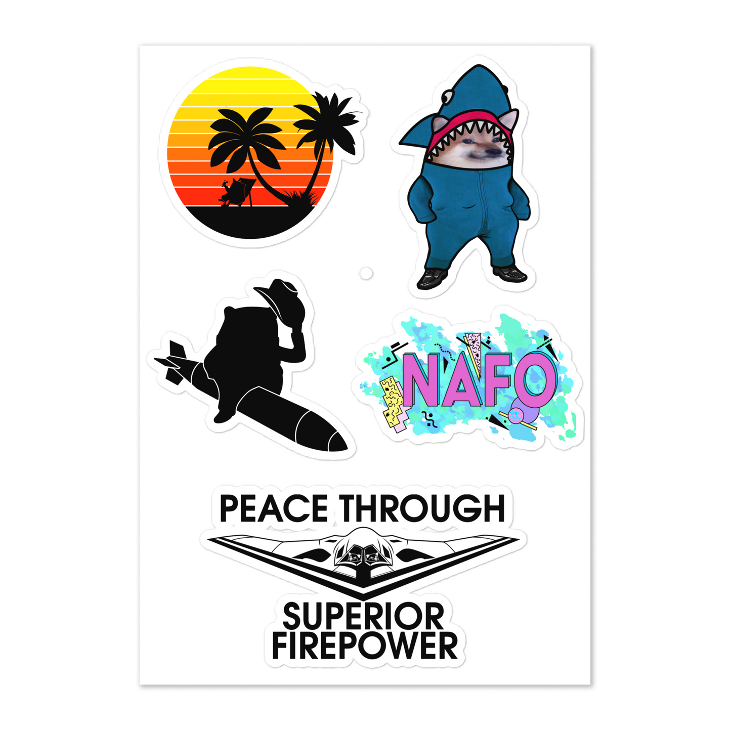 NAFO Summer Sticker Sheet