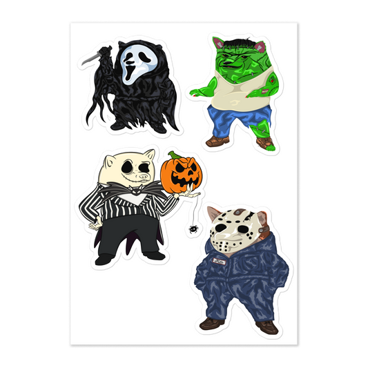 NAFO Halloween Sticker Sheet #4