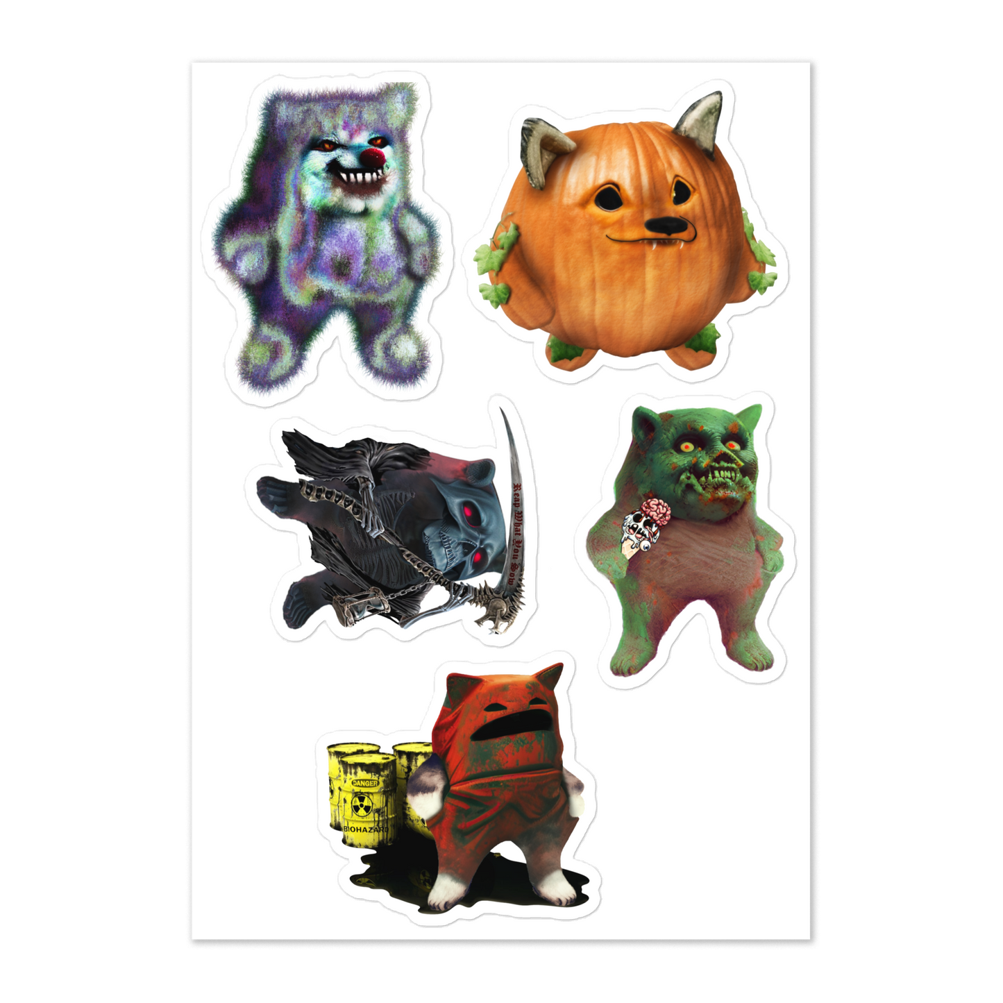 NAFO Halloween Sticker Sheet #5